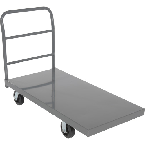 Platform Truck, 48" L x 24" W, 2000 lbs. Capacity, Rubber Casters Rock Safety Industrial Ltd