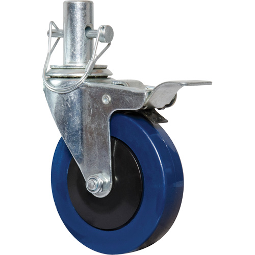 Mini roulette de 4" avec goupille verrouillable Rock Safety Industrial Ltd