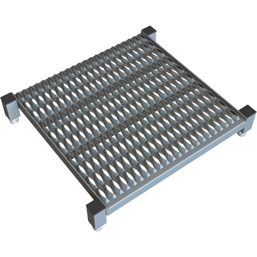 Plateforme de travail en une &eacute;tape &agrave; hauteur r&eacute;glable, 24" la x 24" pr, Capacit&eacute; de 800 lb, Enti&egrave;rement soud&eacute; Rock Safety Industrial Ltd