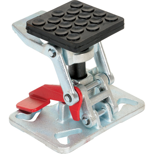 Verrou de plancher &agrave; hauteur ajustable pour service intense, 8" Hauteur rallong&eacute;e, 5-1/2" Hauteur r&eacute;tract&eacute;e, Acier Rock Safety Industrial Ltd