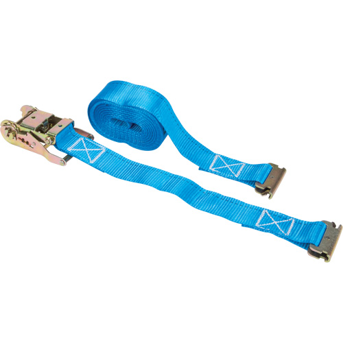 Tendeur d'arrimage &agrave; cliquet, Syst&egrave;me E-Track, 2" , 20' , Charge d'utilisation max. 1333 lb (605 kg) Rock Safety Industrial Ltd