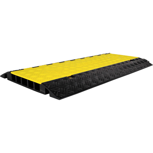 Powerhouse Medium-Duty Straight Cable Protector, 5 Channels, 36" L x 19.63" W x 2.25" H Rock Safety Industrial Ltd