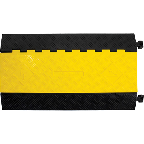 Powerhouse Medium-Duty Straight Cable Protector, 5 Channels, 36" L x 19.63" W x 2.25" H Rock Safety Industrial Ltd