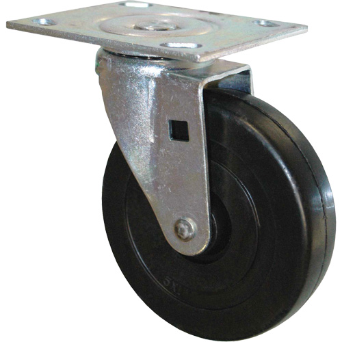 Roulette pivotante en caoutchouc pour chariot &agrave; plateforme Rock Safety Industrial Ltd