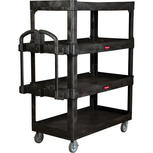 Heavy-Duty Ergo Utility Cart, 4 Tiers, 24-1/4" x 62-2/5" x 54-1/10", 700 lbs. Capacity Rock Safety Industrial Ltd