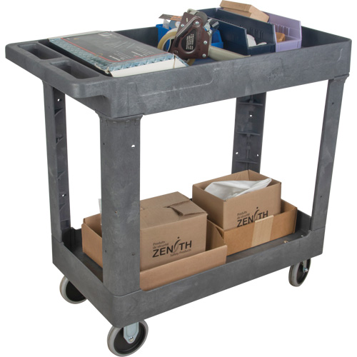 Utility Service Cart, 2 Tiers, 16-1/2" x 32-1/2" x 34-1/2", 550 lbs. Capacity Rock Safety Industrial Ltd
