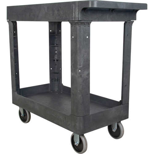 Utility Service Cart, 2 Tiers, 16-1/2" x 32-1/2" x 34-1/2", 550 lbs. Capacity Rock Safety Industrial Ltd