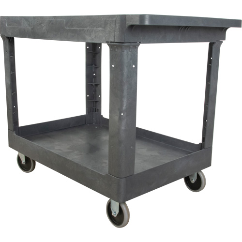 Utility Service Cart, 2 Tiers, 24-5/8" x 32-1/2" x 40", 550 lbs. Capacity Rock Safety Industrial Ltd