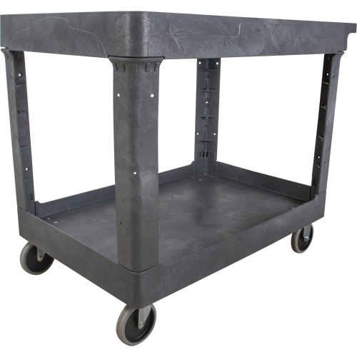 Utility Service Cart, 2 Tiers, 24-5/8" x 32-1/2" x 40", 550 lbs. Capacity Rock Safety Industrial Ltd