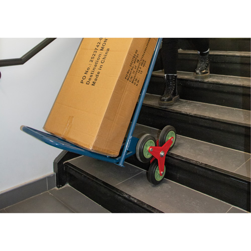 Stair Climbing Hand Truck, Steel Frame, 23-3/4" W x 45-5/8" H, 300 lbs. Capacity Rock Safety Industrial Ltd