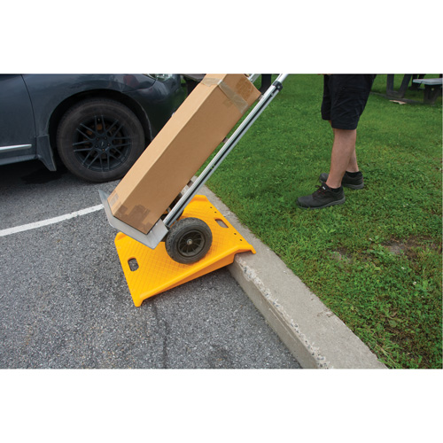 Portable Poly Hand Truck Curb Ramp, 1000 lbs. Capacity, 27" W x 27" L Rock Safety Industrial Ltd