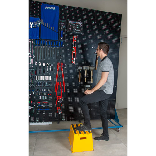 Escabeau industriel, 20-7/8" x 12-3/16" x Hauteur 12" Rock Safety Industrial Ltd