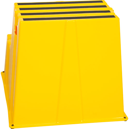 Escabeau industriel, 2 marches, 26" x 22-7/16" x Hauteur 19-11/16" Rock Safety Industrial Ltd