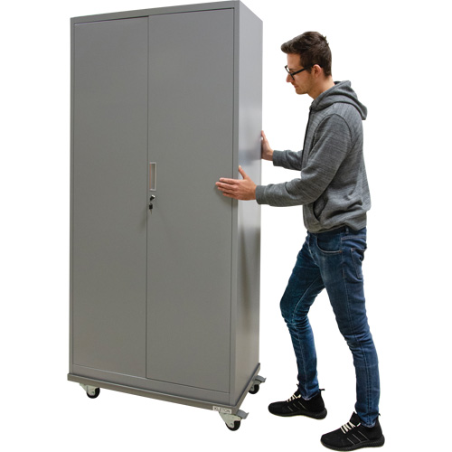Chariot pour armoire, 18" la x 36" p x 1-3/8" h, Capacit&eacute; de 1000 lb Rock Safety Industrial Ltd