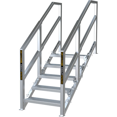 3-5 Step Telescopic Aluminum Smart Stairs Rock Safety Industrial Ltd