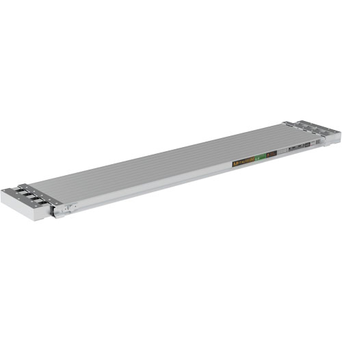 Telescoping Work Plank, 108" W x 12" D, 250 lbs. Capacity, Knocked Down Rock Safety Industrial Ltd