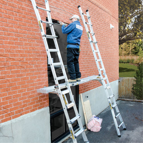 Telescoping Work Plank, 156" W x 12" D, 250 lbs. Capacity, Knocked Down Rock Safety Industrial Ltd