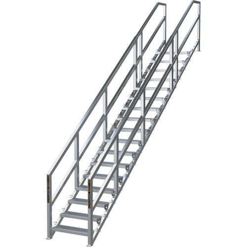 Syst&egrave;me d'escalier modulaire pour la construction de 17-21 marches SmartStairs, 157-1/2" ha Rock Safety Industrial Ltd