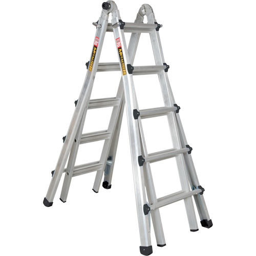 &eacute;chelle t&eacute;lescopique multifonction, Aluminium, 300 lb, CSA calibre 1A Rock Safety Industrial Ltd