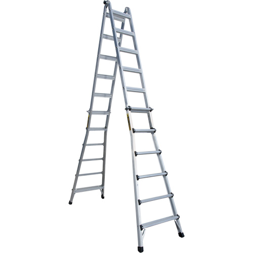 Telescoping Multi-Position Ladder, Aluminum, 300 lbs. Rock Safety Industrial Ltd