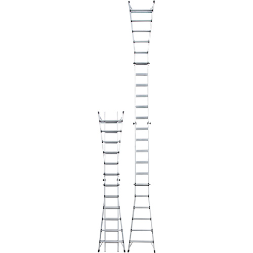 Telescoping Multi-Position Ladder, Aluminum, 300 lbs. Rock Safety Industrial Ltd