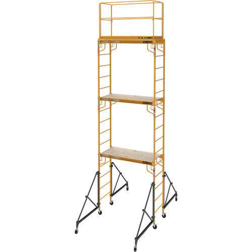 Trousse compl&egrave;te de tour d'&eacute;chafaudage pour cloison s&egrave;che de 18', 122" p x 236" h Rock Safety Industrial Ltd