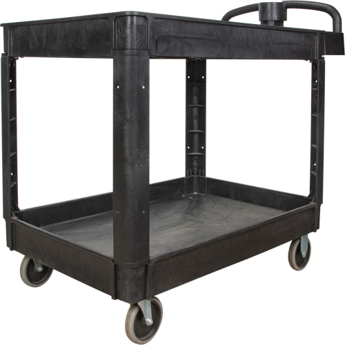 Chariot utilitaire, 2 tiers, 25-5/8" x 33-1/2" x 43-3/4", Capacit&eacute; 550 lb Rock Safety Industrial Ltd