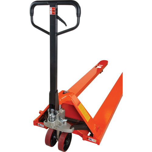 Transpalettes hydrauliques &agrave; fourche de 8', 96" lo x 27" la, capacit&eacute; 4400 lb Rock Safety Industrial Ltd