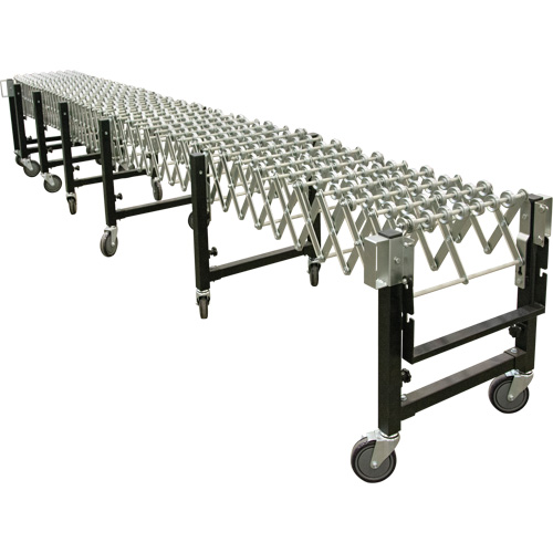 Convoyeur extensible, 18" la x 12' lo, Capacit&eacute; de 200 lb par pi lin. Rock Safety Industrial Ltd