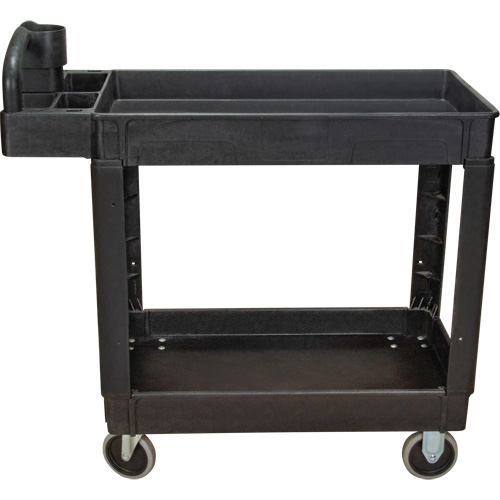 Utility Cart, 2 Tiers, 17-1/8" x 33-1/2" x 37-5/8", 550 lbs. Capacity Rock Safety Industrial Ltd