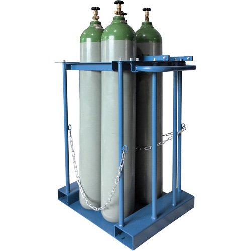 Support de rangement pour 4 cylindres pour chariot &eacute;l&eacute;vateur Rock Safety Industrial Ltd