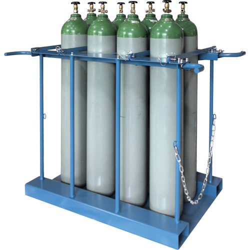 8-Cylinder Forklift Cylinder Storage Caddy Rock Safety Industrial Ltd