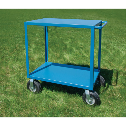  Chariot &agrave; tablettes pour l'ext&eacute;rieur, 2 Tiers, 24" la x 39" h x 51" p, Capacit&eacute; 1200 lb Rock Safety Industrial Ltd
