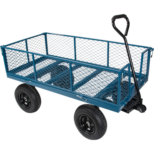 Wagon with Drop Sides, 24" W x 48" L, 800 lbs. Capacity Rock Safety Industrial Ltd