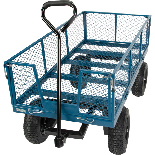 Wagon with Drop Sides, 24" W x 48" L, 800 lbs. Capacity Rock Safety Industrial Ltd
