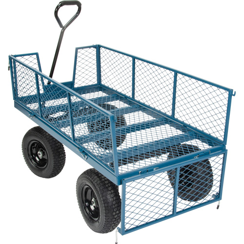 Wagon with Drop Sides, 24" W x 48" L, 800 lbs. Capacity Rock Safety Industrial Ltd