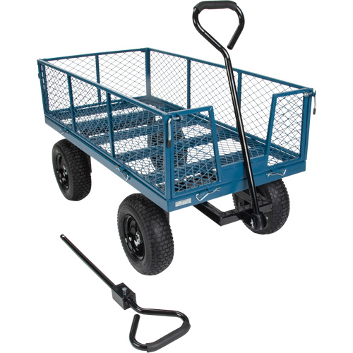 Wagon with Drop Sides, 24" W x 48" L, 800 lbs. Capacity Rock Safety Industrial Ltd