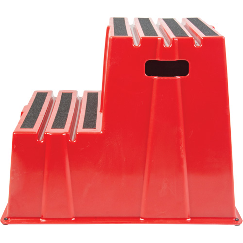 Industrial Step Stool, 2 Steps, 26" x 22-7/16" x 19-11/16" High Rock Safety Industrial Ltd