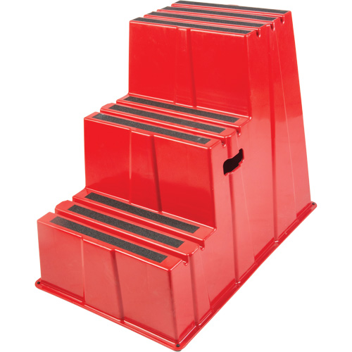 Escabeau industriel, 3 marches, 34-13/16" x 22-7/16" x Hauteur 28-1/2" Rock Safety Industrial Ltd