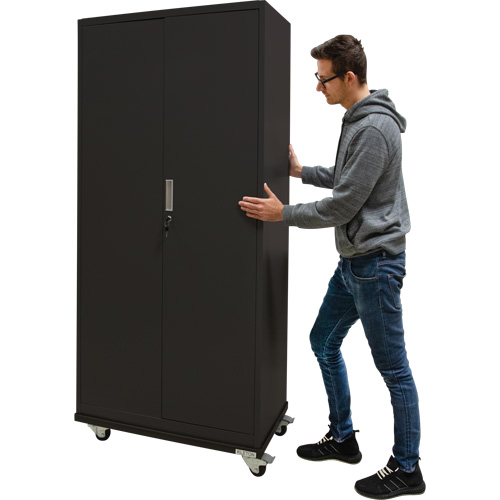 Socle roulant pour armoire, 18" la x 36" p x 1,375" h, Capacit&eacute; de 1000 lb Rock Safety Industrial Ltd