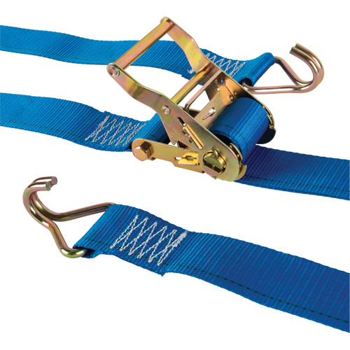 Heavy-Duty Utility Strap, J-Hook, 2" W x 20' L, 500 lbs. (227 kg) WLL Rock Safety Industrial Ltd