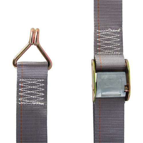 Ratchet Strap, Cam Buckle, 2" W x 16' L, 500 lbs. (227 kg) WLL Rock Safety Industrial Ltd