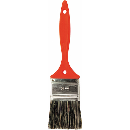 Go Paint Brush, Natural Bristles, Plastic Handle, 1" Width Rock Safety Industrial Ltd