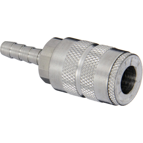 Coupleur manuel standard pneumatique pour tuyau &agrave; barrettes, Acier, Type F, 1/4", 500 psi Rock Safety Industrial Ltd