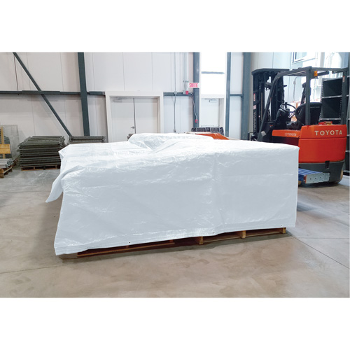 B&acirc;che isol&eacute;e, Poly&eacute;thyl&egrave;ne, Blanc, 20' x 12' x 8 mils Rock Safety Industrial Ltd