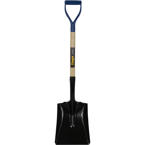 Square Point Shovel, Hardwood, Tempered Steel Blade, D-Grip Handle, 41-1/2" Long Rock Safety Industrial Ltd
