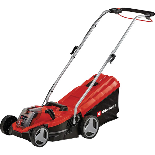 Ensemble tondeuse &agrave; gazon pouss&eacute;e sans fil, Pouss&eacute;e, &agrave; pile, Largeur de coupe 13" Rock Safety Industrial Ltd