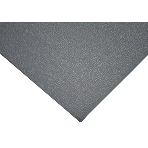 Tapis Deluxe Soft Step No 444, Rugueux, 2' x 60' x 5/8", Gris, &eacute;ponge en PVC Rock Safety Industrial Ltd