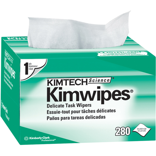 Serviette pour les travaux d&eacute;licats Kimwipes de Kimtech Science, Sp&eacute;cialis&eacute;, 8-2/5" lo x 4-2/5" la Rock Safety Industrial Ltd