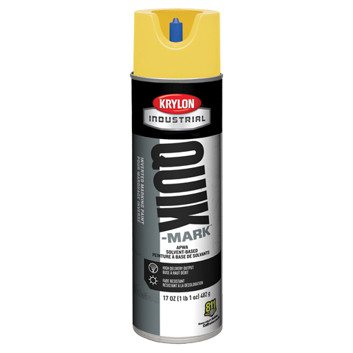 Industrial Quik-Mark Solvent-Based Inverted Marking Paint, 17 oz., Aerosol Can Rock Safety Industrial Ltd